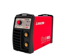 Soldador Inverter Solter CORE 160S, Electrodos Revestidos y TIG, Tecnología Nanocristalina, Funciones Arc-Force y Hot-Start, Compatible con Generadores, Maletín de Transporte Incluido