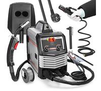 Soldador Inverter, Weytoll Soldadores 4 en 1 MIG MMA MAG TIG-160C, Máquina de Soldadura Eléctrica Portátil Multipropósito, Soldadores Inteligentes
