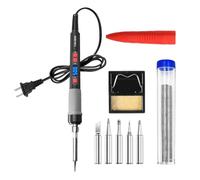 Soldador | Kit de Soldadura Electrónica con Temperatura Ajustable | Soldador Manual de Calentamiento Rápido para Maquetería, Joyería y Electrodomésticos
