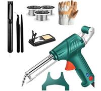 Soldador láser, herramienta de soldadura láser industrial con calentamiento interno, soldadura láser de metal portátil, pistola soldadora láser, máquina de soldar (Verde, Calor Externo)