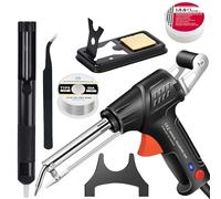 Soldador Láser Industrial Con Calefacción Interna | Kit De Pistola De Hierro De Soldadura Multifunción 6 En 1-herramienta De Soldadura Portátil Para Uso De Metalurgia,Diario E Industrial(Color:negro)