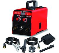 Soldador MIG 3-en-1 Portátil - 250A MIG Sin Gas, ARC MMA & LIFT TIG Inverter con Display LED, Soporte Spool Gun, Para Trabajos en Acero y Reparaciones Caseras Red