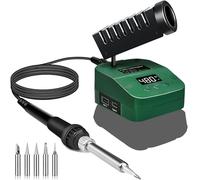 Soldador para batería Bosch de 18 V Home y Garden PBA, calentamiento rápido, estación de soldadura con pantalla digital LED, movilidad con USB y tipo C para bricolaje, reparación de aparatos