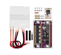 Soldador por Puntos 99 Engranajes Ajustable DIY Soldador por Puntos Tablero de Control de Soldador por Puntos con Estuche Transparente para Masa