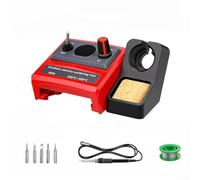 Soldador portátil inalámbrico de 18 V, 20 V, funciona con pilas, temperatura ajustable 200 C-500 C (B)