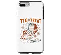 Soldador Welding Skeleton TIG or Treat, Genial para Hombre, Halloween Carcasa para iPhone 7 Plus/8 Plus