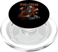 Soldador Welding Skeleton TIG or Treat, Genial para Hombre, Halloween PopSockets PopGrip para MagSafe