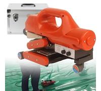 Soldadora de plástico de escalada, máquina de soldadura automática de 800 W, kit de soldadora de cuña caliente for revestimiento de geomembrana de 10 cm