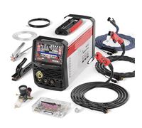 Soldadora MIG 6 en 1 con MIG pulsado/TIG HF/CUT/Soldadora MIG de aluminio con electrodo revestido, soldadura semiautomática con gas/sin gas.