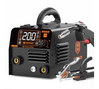 Soldadora MIG HZXVOGEN HVM200 de 135 A, sin gas, 3 en 1, Lift TIG, MMA Sticker, inversor IGBT portátil de 240 V sin gas y pantalla LED digital inteligente. Ligera y compacta.