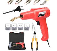 Soldadora Plastico Geevorks Grapadora Caliente de 100W Máquinas de Soldadora Plastico de Parachoques de Coche con 4 * Cajas de Grapas y Alicate,Kit de Reparación de Parachoques de Automóviles