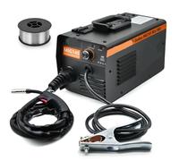 Soldadora semiautomática sin gas MIG145 con alambre de 0,4-4 mm for soldadura de hierro sin gas, soldadora MIG portátil(MIG145)