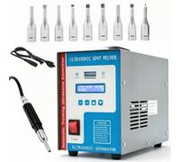 Soldadora ultrasónica por puntos, Soldadora de plásticos manual profesional | Máquina de soldadura ultrasónica de plásticos de 700 W y 28 kHz, con 10 cabezales de soldadura Para ABS, PP, PVC