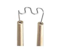 Soldadores 100 Grapas De Soldadura De Plástico, Grapadora Caliente Grapas Onduladas Precortadas De 0,6 Mm/0,8 Mm, Clavos De Soldadura, Herramientas De Reparación Soldador de plástico(0.8MM 100Pcs B)