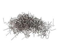 Soldadores Grapas de 0,8 mm para soldador de plástico, reparación de plástico, grapas precortadas estándar, para soldar parachoques de coche. Soldadura de clavos termofusibles(100pcs)