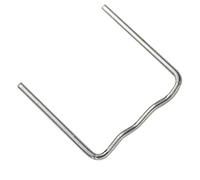 Soldadores Grapas de soldadura de plástico (1000/500/200/100 unidades), kit de reparación de clavos para soldador de plástico. Soldadura de clavos termofusibles(W Type 100 Pcs)