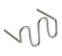 Soldadores Grapas de soldadura de plástico (1000/500/200/100 unidades), kit de reparación de clavos para soldador de plástico. Soldadura de clavos termofusibles(S Type 100 Pcs)