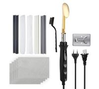 Soldadores Kit de soldador para reparación de parachoques de coche, 50 W/100 W, herramienta de planchado con control de temperatura Soldador de plástico(Kit1)