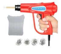Soldadores pistola de soldagem de plástico Soldador de 70 W, kit de herramientas para reparación de parachoques de coche, soldador por puntos, pistola soldadora de PVC(200 Pcs No Box1)