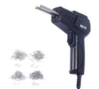 Soldadores pistola de soldagem de plástico Soldador de plástico 960 VII, pistola de clavos calientes de 70 W, kit de herramientas para reparación de parachoques de coche, grapadora caliente(Orange)