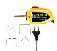 Soldadores pistola de soldagem de plástico Soldadora de plástico, grapadora en caliente, reparación de grapas, reparación de parachoques de coche, herramientas de soldadura(Yellow)