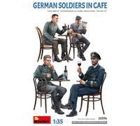 Soldados Alemanes En Café 1:35 Figura Kit De Modelo De Plástico MINIART