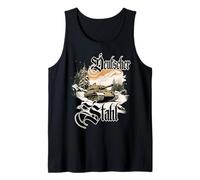 Soldados del Conductor del Tanque alemán Stahl Tiger Panzer Camiseta sin Mangas