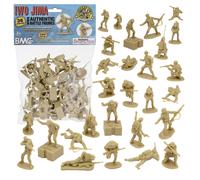 Soldados del ej?rcito de pl?stico de los marines estadounidenses de la Segunda Guerra Mundial BMC Iwo Jima, 36 piezas de monedas estadounidenses