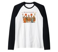 Soldados Legión Romana Imperio Romano Antiguo Camiseta Manga Raglan