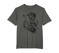 Soldadura calavera acero metal antorcha fuego llamas regalo para soldador Camiseta