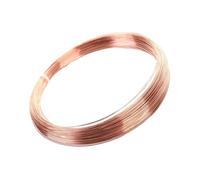 Soldadura de cobre, alambre esmaltado, cable desnudo de línea de cobre rojo T2(0.5mm*10meters)