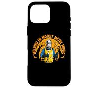 Soldadura en metal iluminado por la luna Soldador mágico espeluznante Halloween Carcasa para iPhone 16 Pro Max