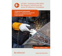 Soldadura MIG/MAG de chapas y estructuras de acero al carbono e inoxidable. FMEC0119_2 - Soldadura por arco bajo gas protector con electrodo consumible, soldeo «MIG/MAG»