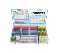 Solder Seal Wire Connectors Kit - Heat Shrink Waterproof Sleeves, 250/640 PCS Butt Splice Terminals | Electrical Splice, Marina, Automotive, RV, Boat Wiring, Home Electronics, DIY Projects, Repair