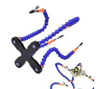 Soldering Helping Hands | Holder Tool Work Stations Aluminum Non-Slip Base With Alligator Clips For Crafts, Repair, Jewelry Hobb