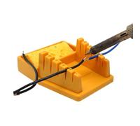 Soldering Holder Clamp, Helping Hands Soldering Tool, Adjustable Clamps, 3.35x1.97x1.18 pulgadas, Base Stand, 1 Set, Black, for Electronics, Circuit Repair, Jewelry Welding Work