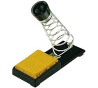 Soldering iron holder with sponge