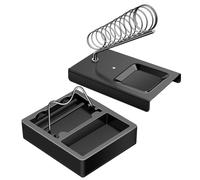 Soldering Stand Holder System - Metal Spring Square Base Kit, Stable Support Safety Rest Device Set, Workshop Production Appliance Repair Equipment | Electronic Factory Vehicle Maintenance Heat Tool