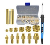 Soldering Tip | Threaded Inserts Set | Screw Inserts Set | Efficient Heat-resistant Solderings Tip | Precision Multifunctional Soldering Tips Kit For Industry, Home, Commercial Repair