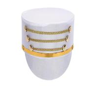 Soldier Hat, Drum Band Major Hat Marching Band Drummer Drummer Cosplay Costumes Party Hat (White)