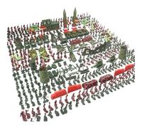 Soldier Men Playset - 100-Teiliges Set | Figuras de acción multifuncionales interactivas, Educational Action Figures Playset | 100pcs Soldaten Und Waffen Spielzeugsets Für , Mädchen, Kinder