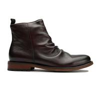 SOLE Botas con cremallera interior hechas a mano, Brown, 45 EU