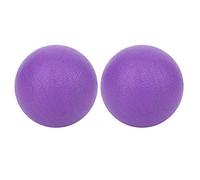 Sole Massage Ball-2Pcs Yoga Fascia Relajación muscular Suela Vértebra cervical Masajeador de bola Masajeador púrpura