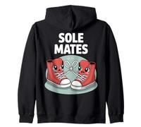 Sole Mates Cute Sneaker Pareja Juego de Palabras de Amor Sudadera con Capucha