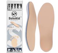 SoleAid Thera 3, plantillas para diabéticos de 3 capas, peso ligero, suave, absorbe los golpes (mujeres: 11-12 / hombres: 9-10)