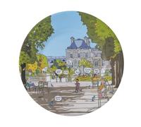 Soledad Petit Jour - PLATO DE POSERT JARDÍN DE LUXEMBURGO Ø 20cm- MELAMINE