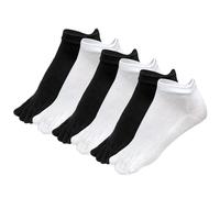 Soleeya 6 Pares Calcetines Dedos Mujer Talla 35-40, Calcetines 5 Dedos Deportes Algodón Calcetines Tobilleros Separadores de Dedos para Mujer