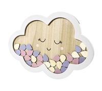 solefavours Luftballoonwelt - Marco de fotos con 30 gotas de madera, 30 x 38,5 cm aprox