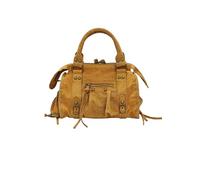 Soleil Chic - Bolso pequeño de piel para mujer, bandolera de piel de vaca, marrón claro, talla única, moderno