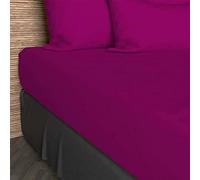 Soleil d'ocre 610822 Asi Que Matar Cubrir Algodón 57 Hijo Rosa/Cassis 200 X 90 cm